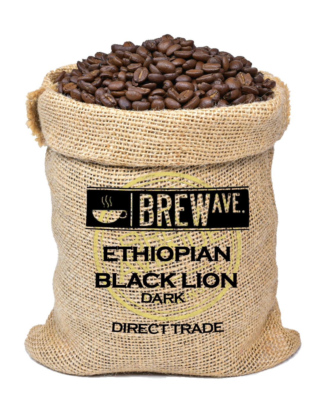 ETHIOPIAN BLACK LION DARK ROAST 1 LB. WHOLE BEAN