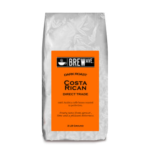 COSTA RICAN DARK ROAST GROUND 2 LB. BAG